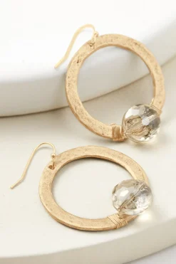 Cressa Crystal Hoop Earrings
