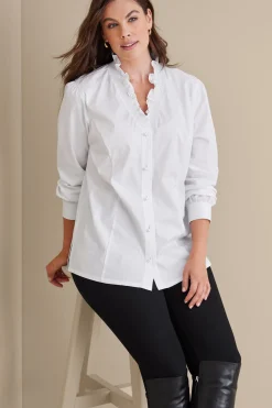 Kata Ruffle Collar Shirt