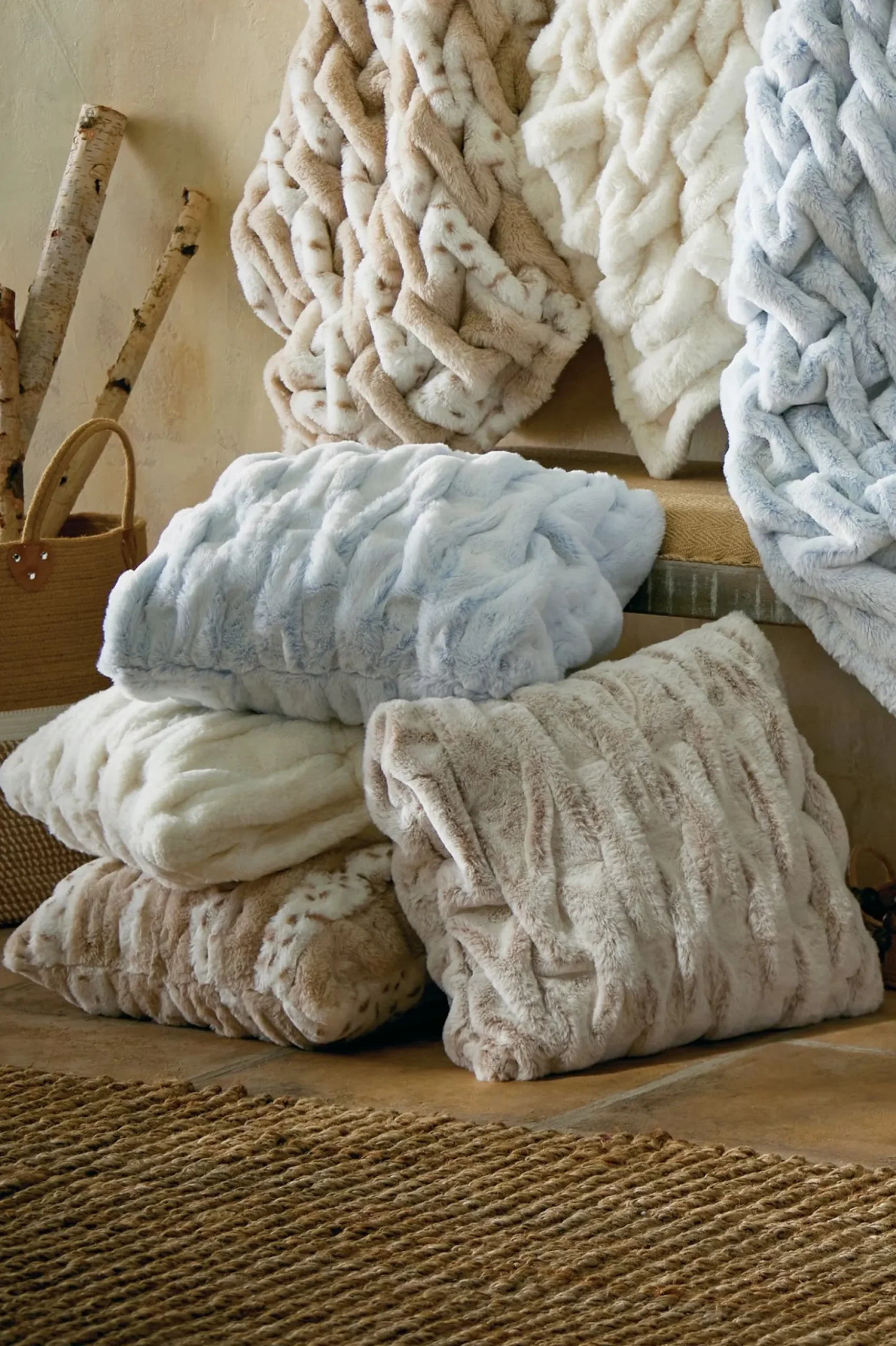 La Parisienne Faux Fur Pillow