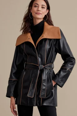 Lausanne Faux Leather Jacket