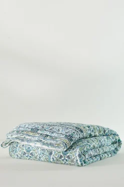 Margo Iris Reversible Printed Quilt