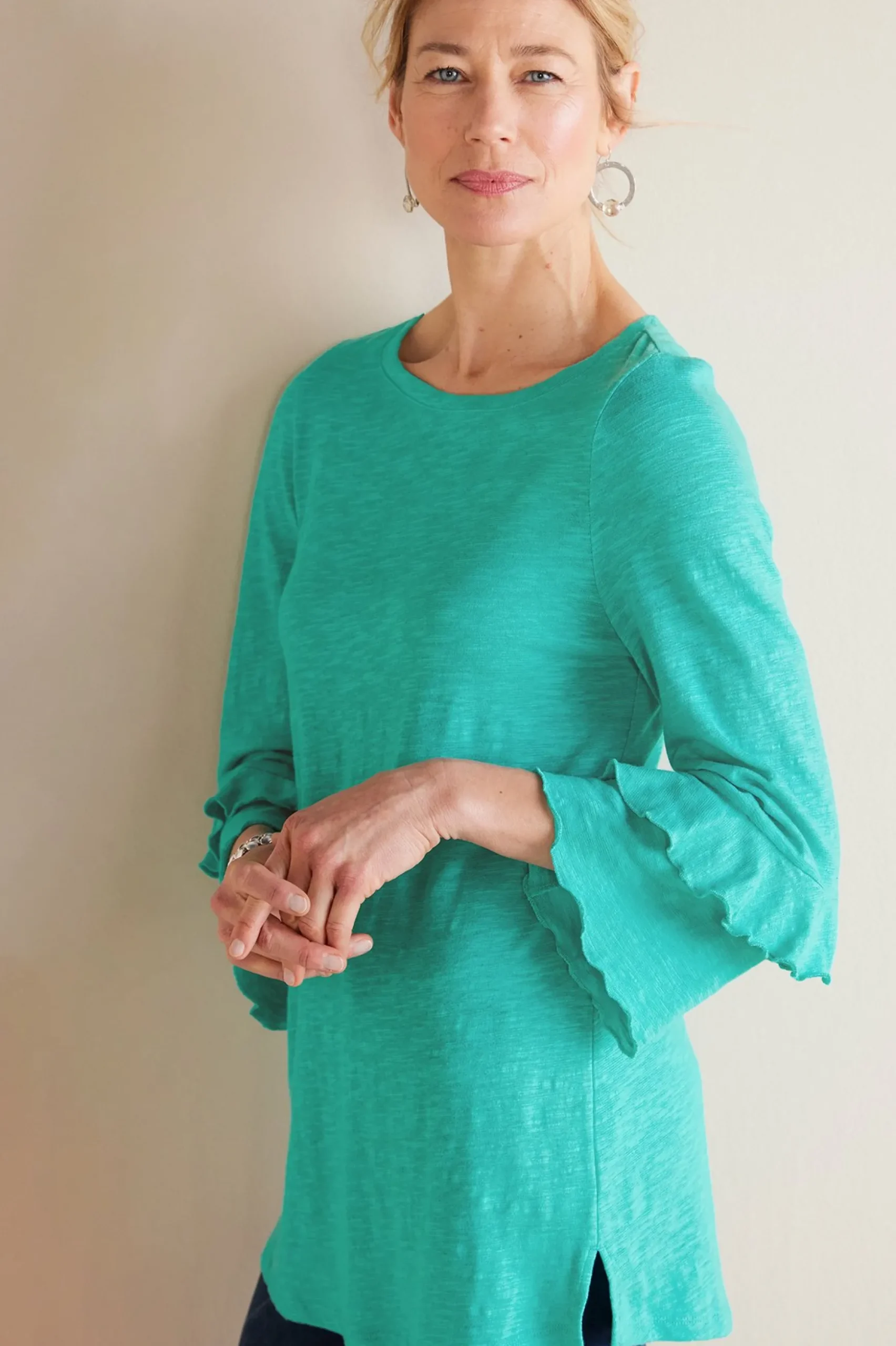 Petites Erin Linen Blend Tunic