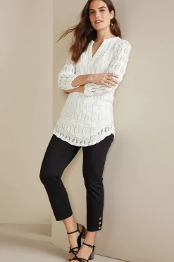 Petites Priya Knit Lace Tunic