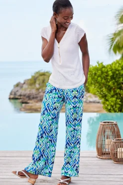 Sonoma Linen Blend Wide Leg Pants