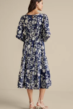 Tilda Embroidered Midi Dress