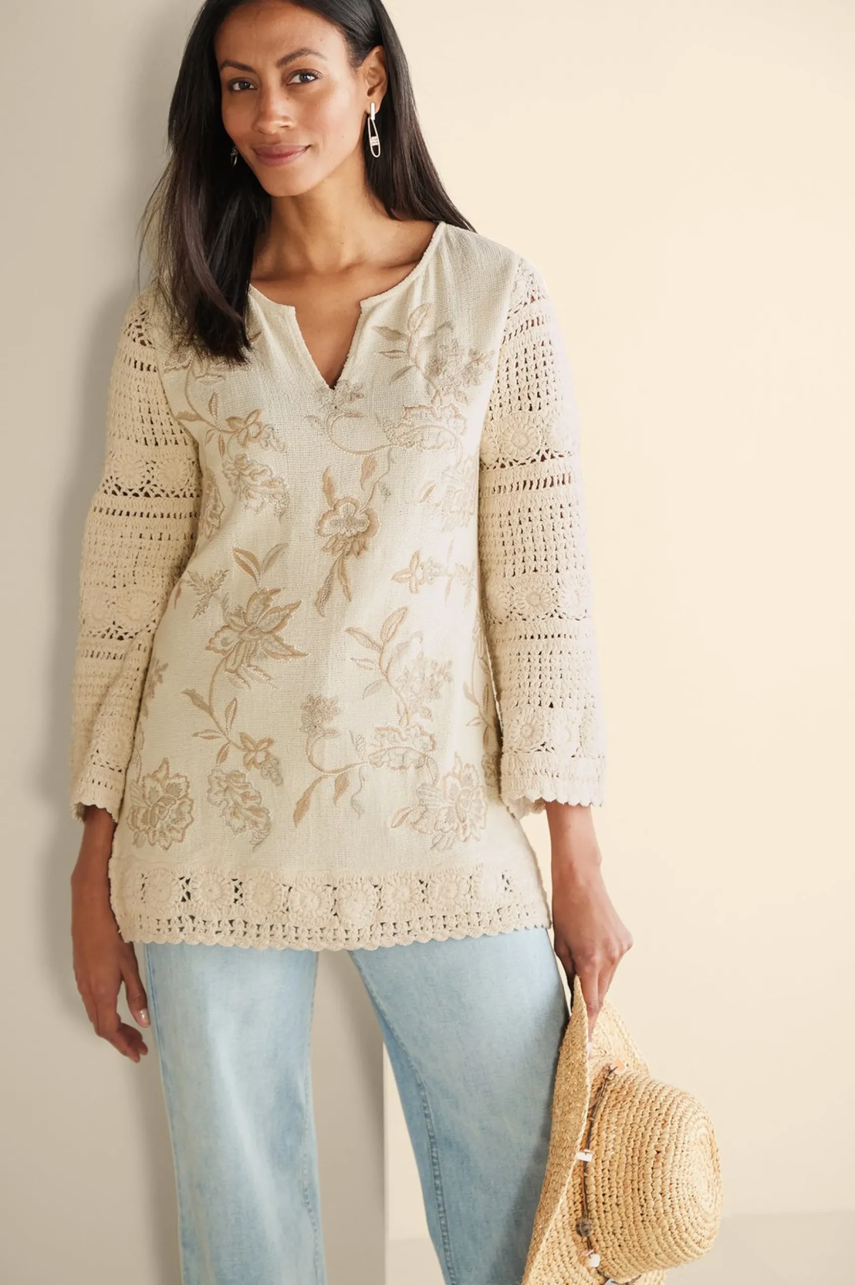 Zina Crochet Sweater